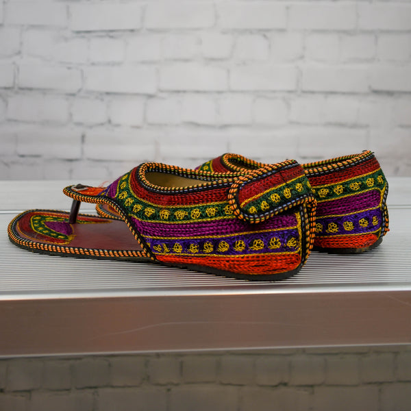 Embroidered Summer Sandals