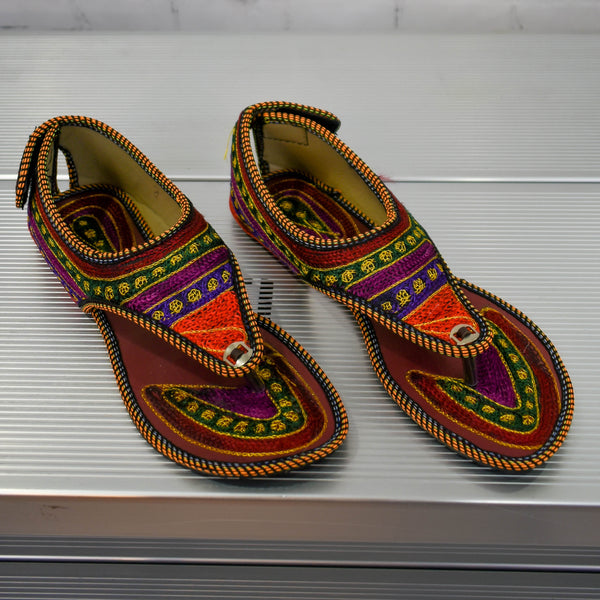 Embroidered Summer Sandals