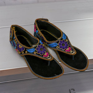 Embroidered Summer Sandals