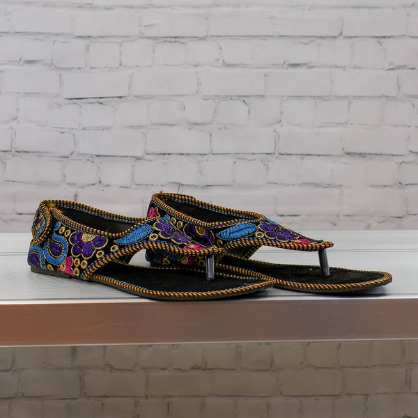 Embroidered Summer Sandals