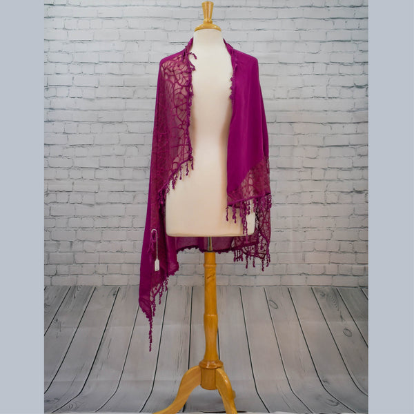 Fun Fusia Shawl