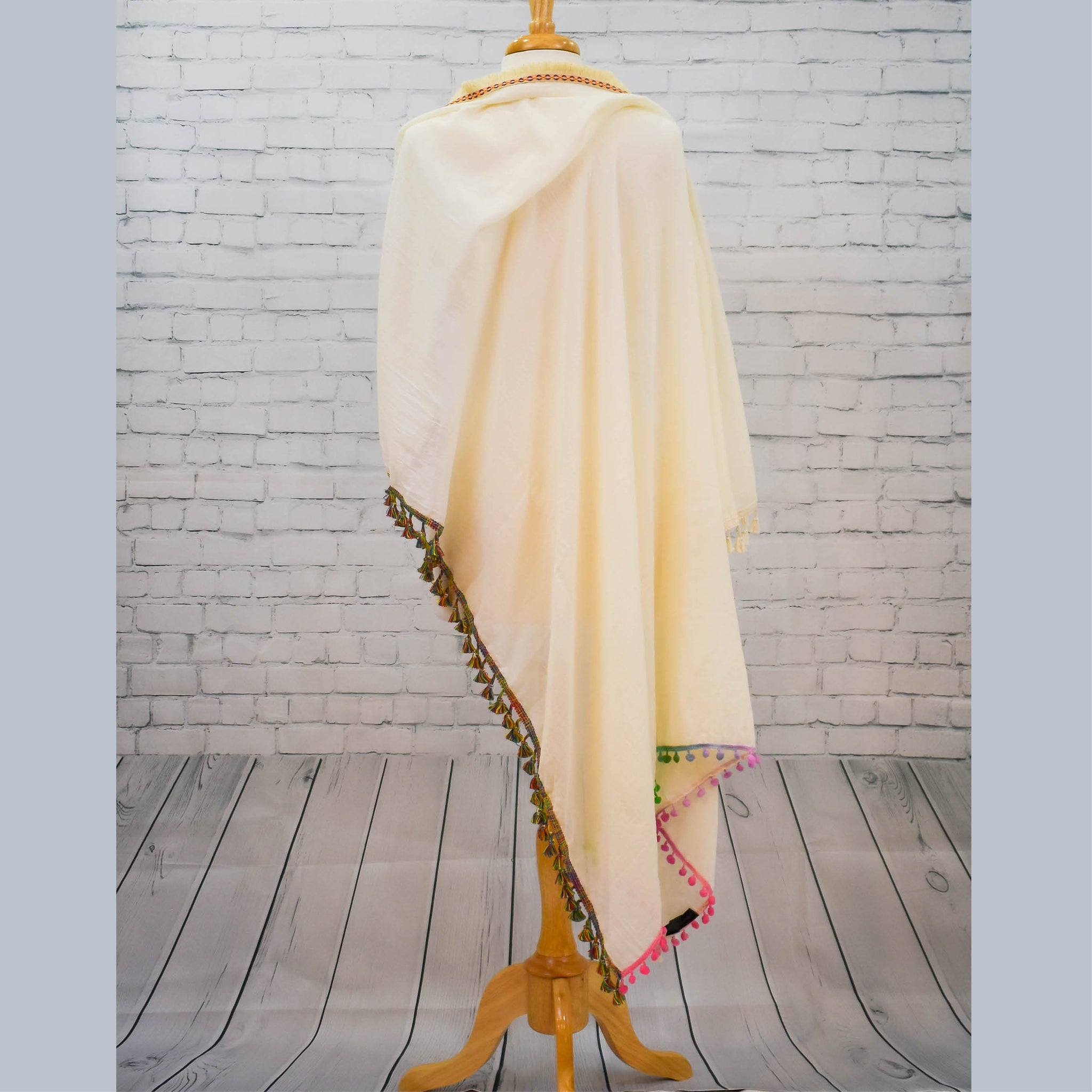 Steve Madden Cream Shawl